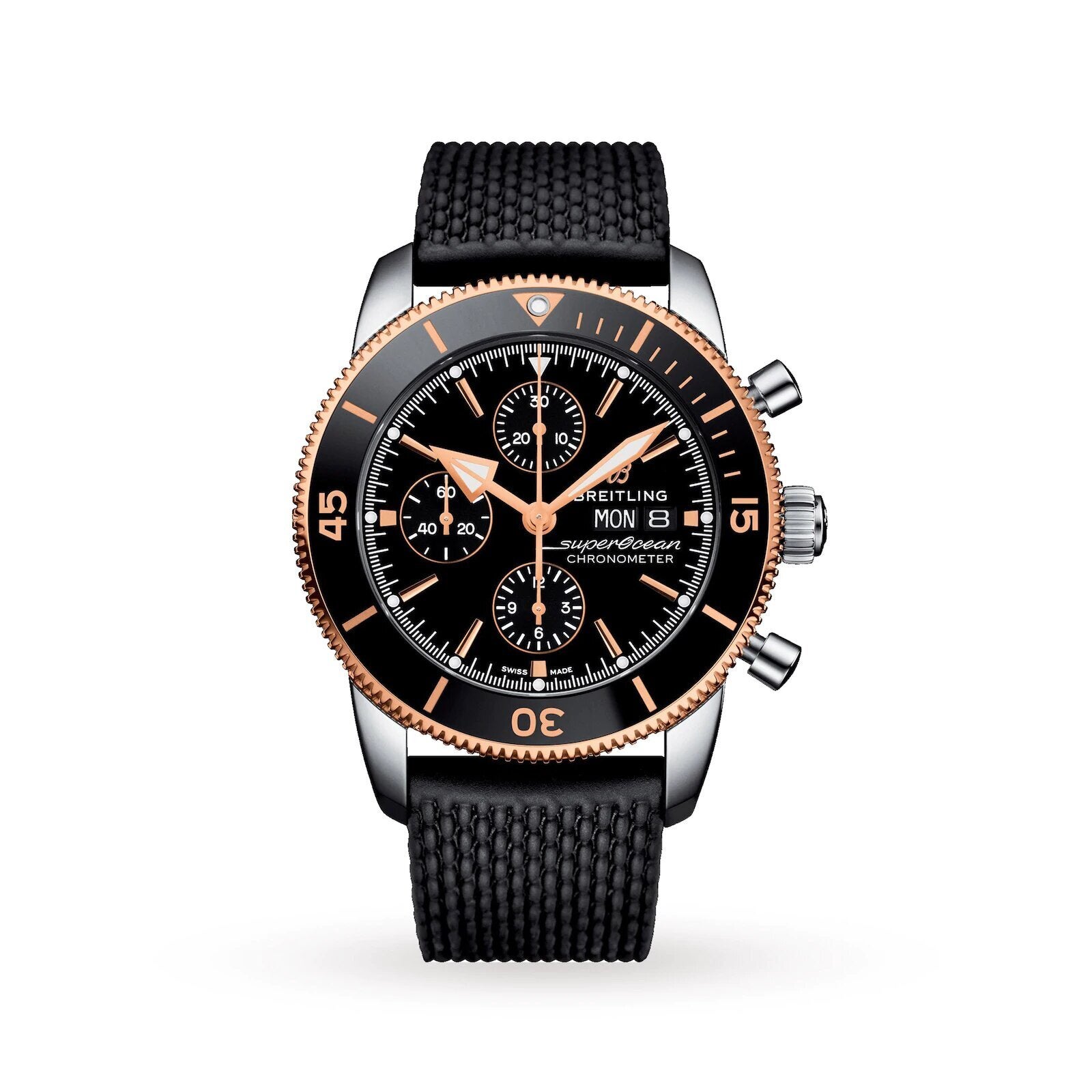 BREITLING SUPEROCEAN HERITAGE II CHRONOGRAPH 44 MENS WATCH Golden Time store
